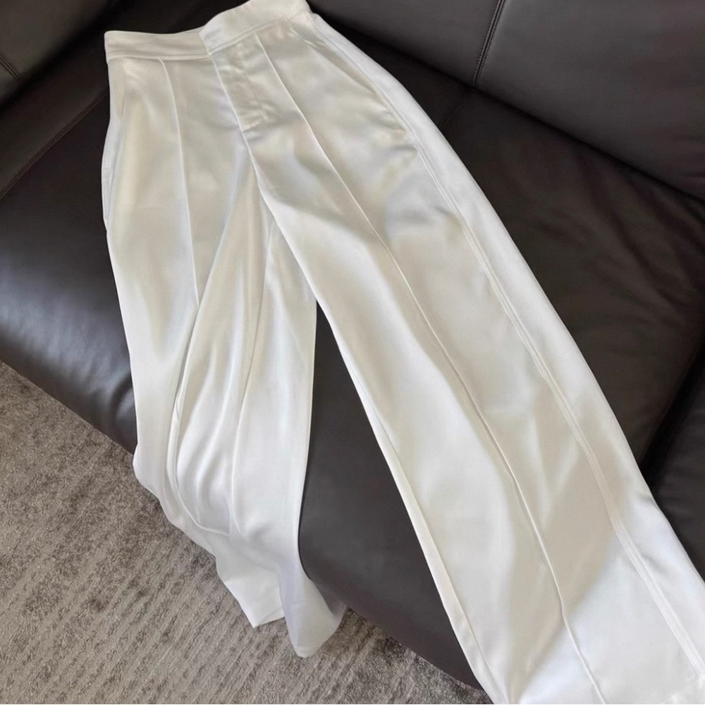 Elegant White Women's Pants